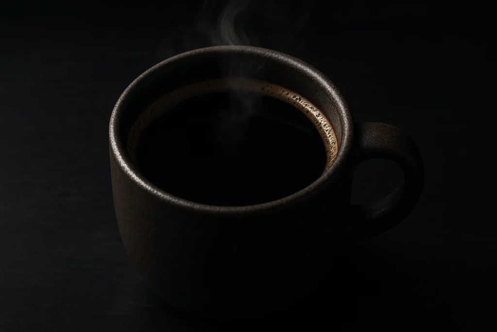 black coffee