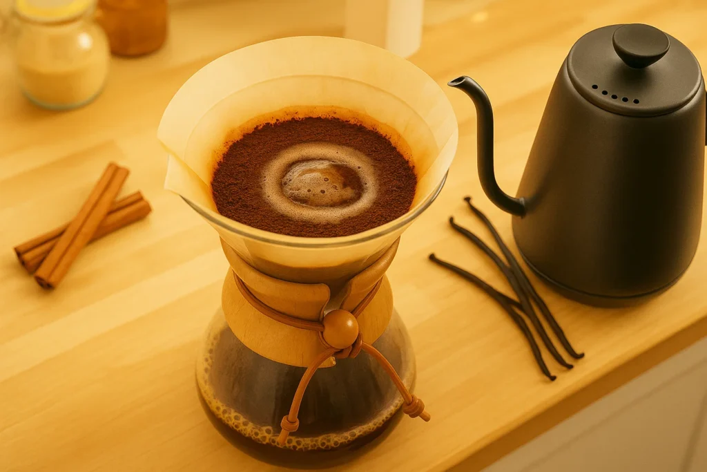 chemex with kettle