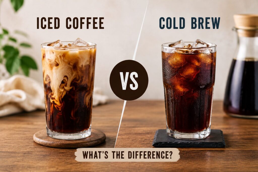cold brew vs iced coffee the big difference