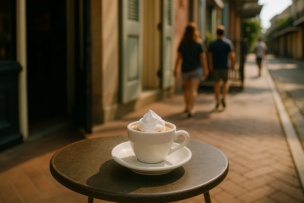 espresso con panna in new orleans