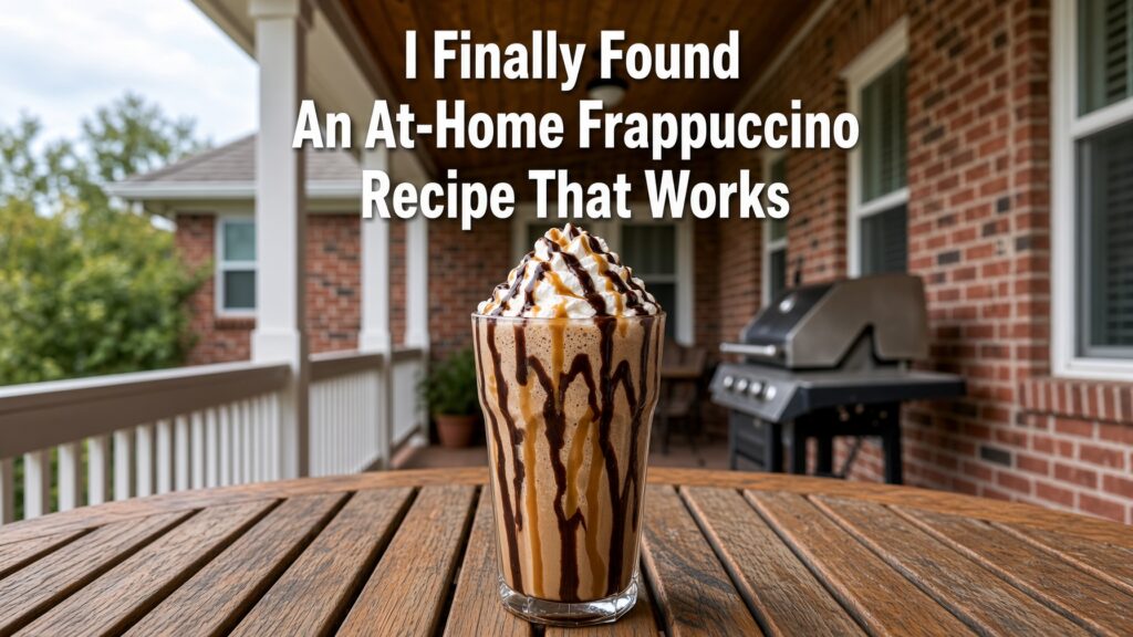 homemade frappe that wont separate