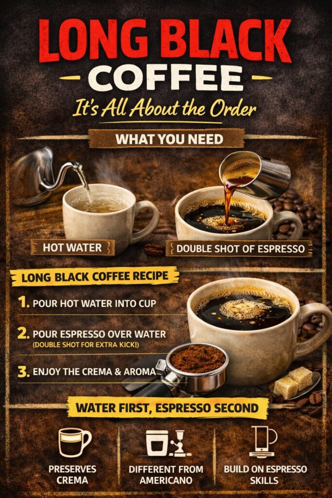 long black infograph