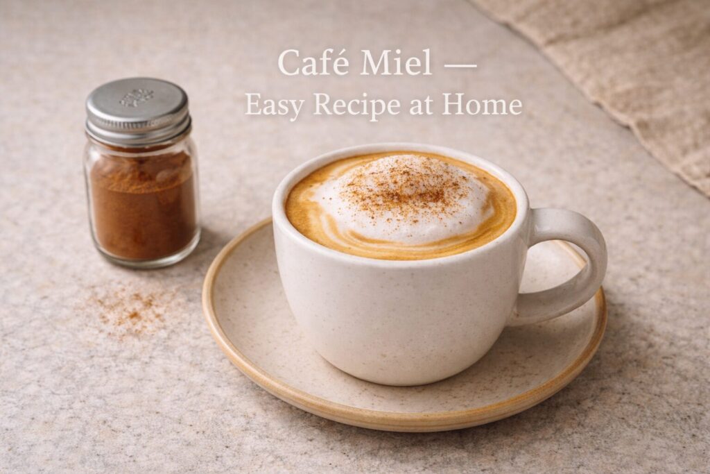 cafe miel home recipe