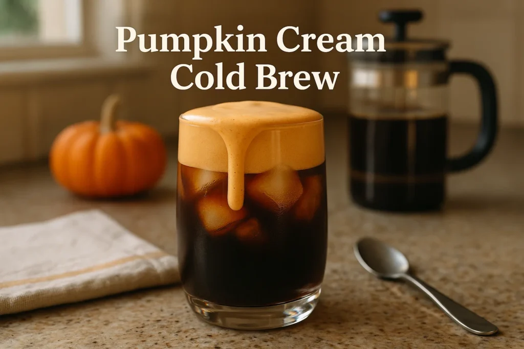 pumpkin spice cold brew at home easy recipe