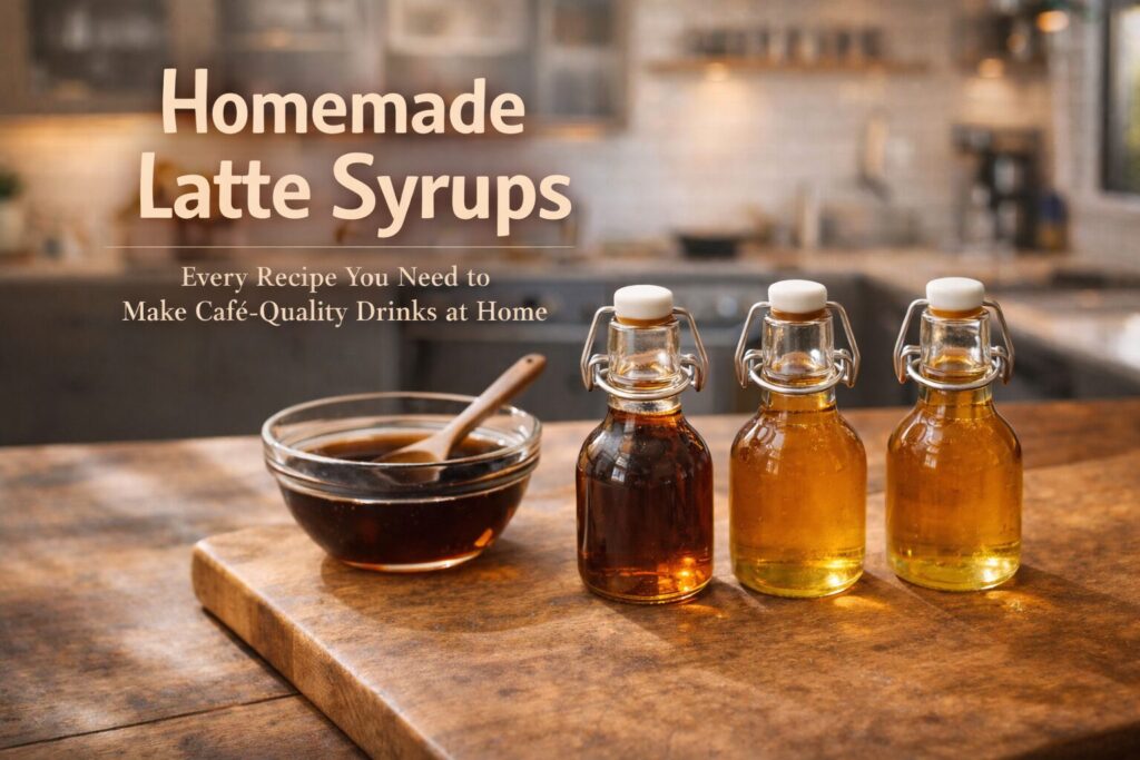 homemade latte syrups