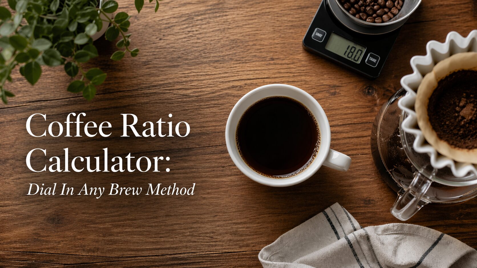 coffee ratio calculator