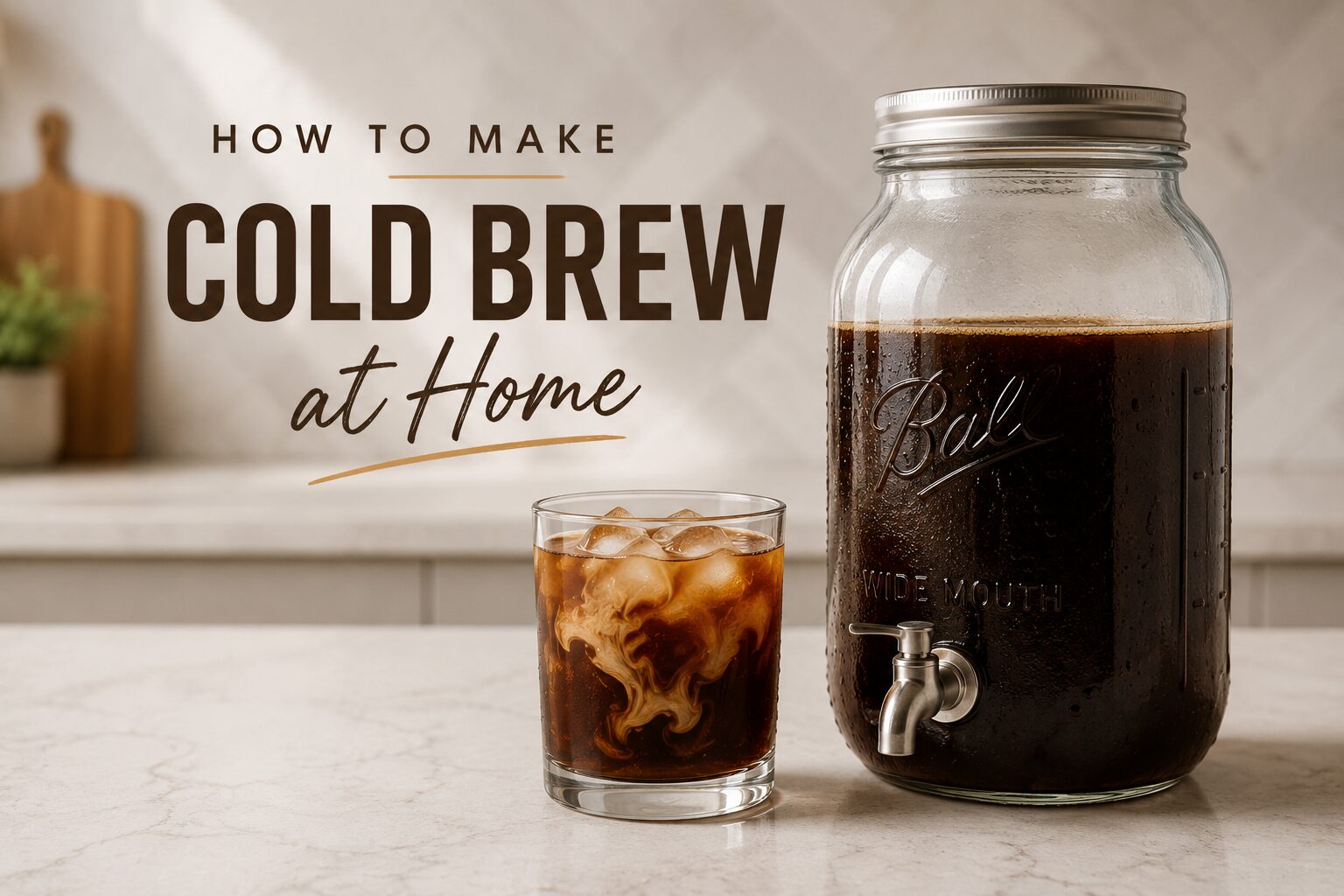 how to make cold brew at home
