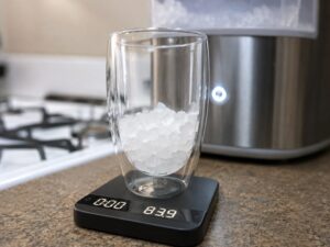filling cup with ice